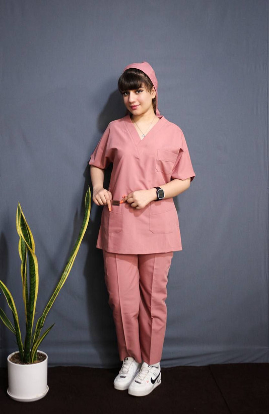 ست اسکراب پزشکی مردانه مدل یقه 7