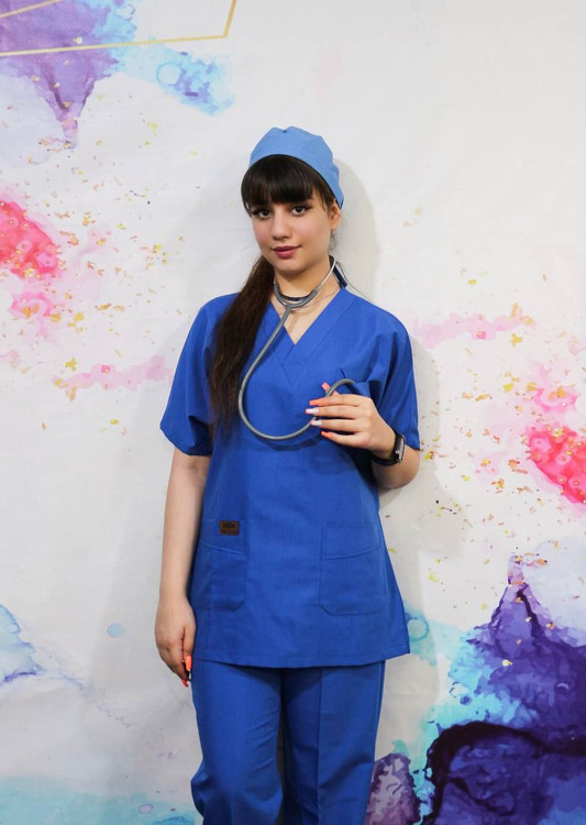 ست اسکراب پزشکی مردانه مدل یقه 7