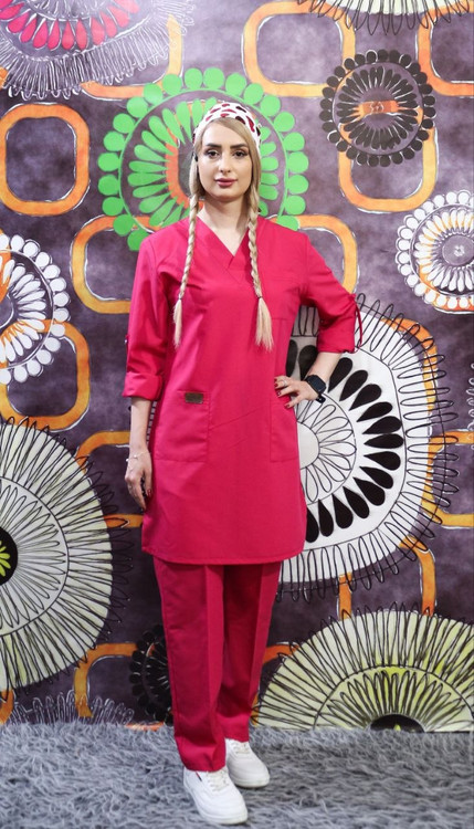 ست اسکراب پزشکی مردانه مدل یقه 7