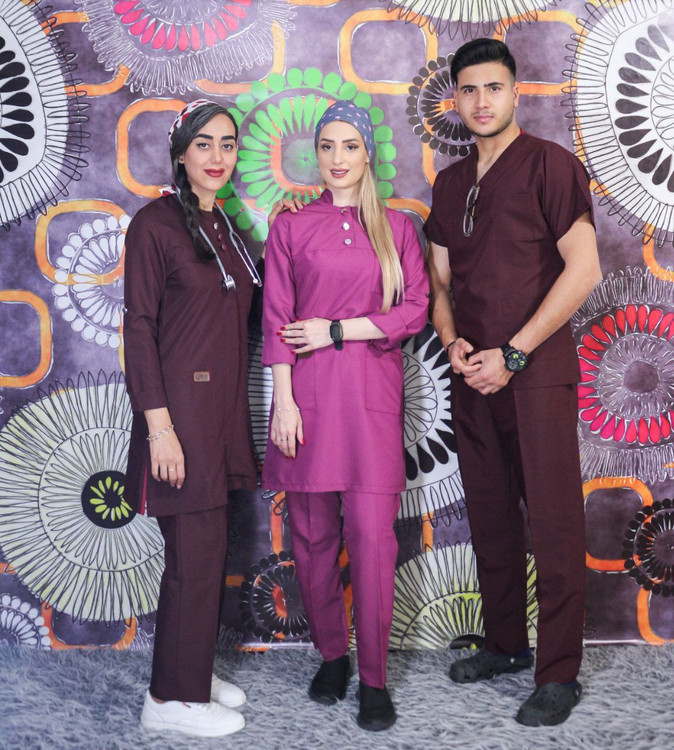 ست اسکراب پزشکی زنانه